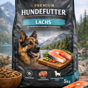 Premium Hundefutter Lachs 5kg